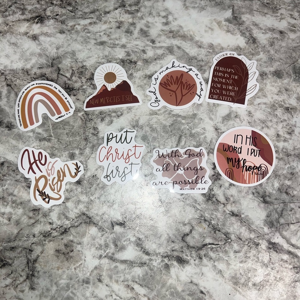 3 for $12 Inspirational Sticker Set